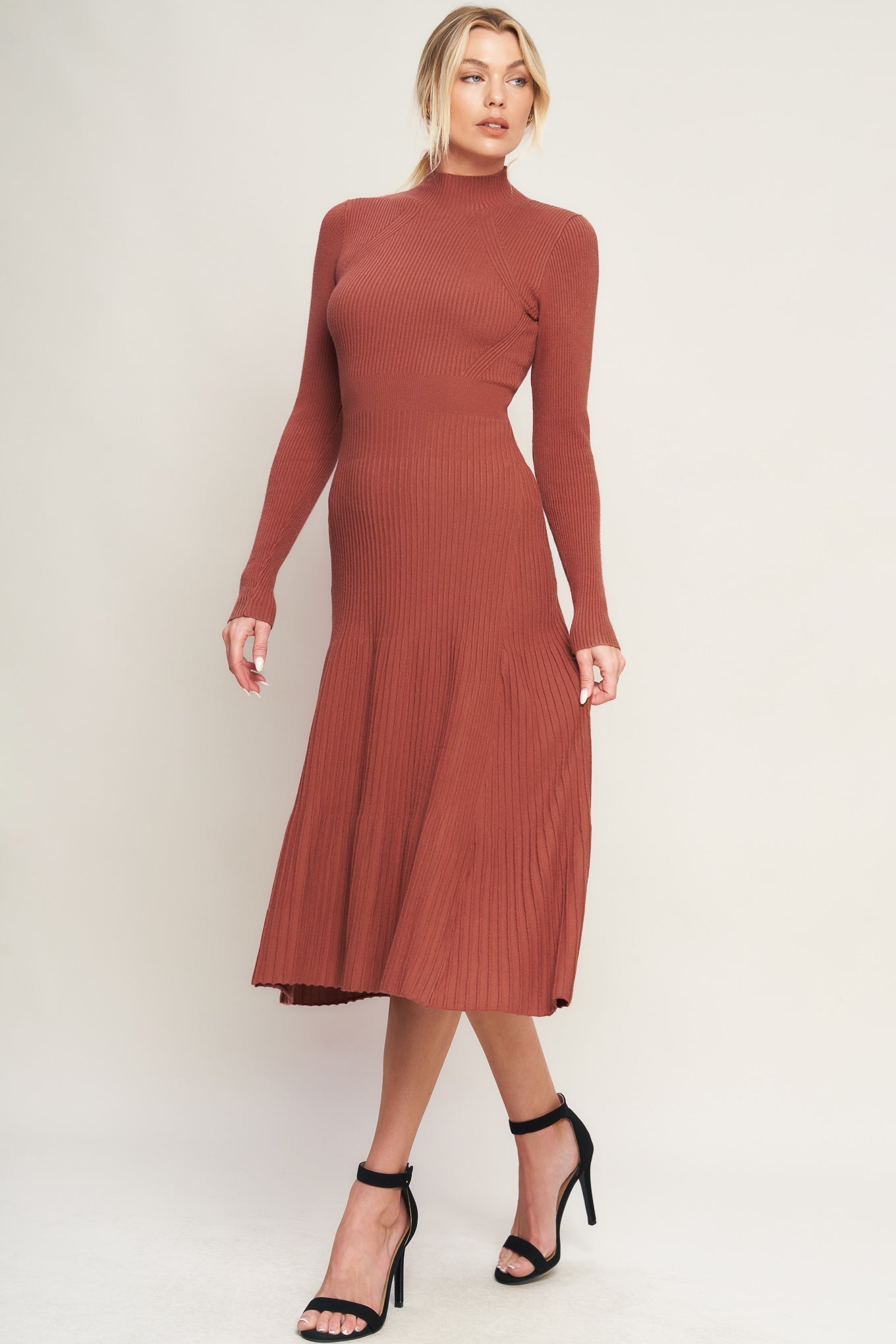 STOLEN KISSES SWEATER MIDI DRESS Flying Tomato